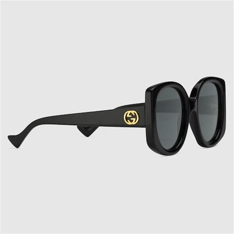 gucci eyewear geometric-frame sunglasses|authentic female gucci sunglasses.